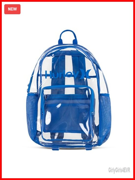 Clear Backpack with Adjustable Straps and 2 Pockets main image 5